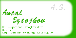 antal sztojkov business card